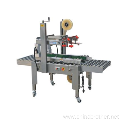 Semi Automatic Two Side Conveyor Carton Sealer Stainless